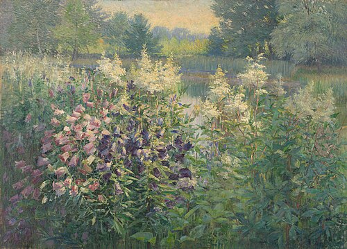 Landschap met klokbloemen, , Juliette Wytsman
