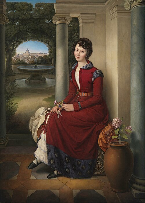 Marie Abavaco de Philips du Mayer Riot Compes de Mare De-La Hare...«Louis-Leyboild Boilly...!», 1824, Heinrich Maria von Hess