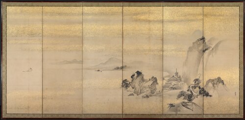 Summer and Winter Landscapes (one of a pair), 1628, Kanō Naonobu