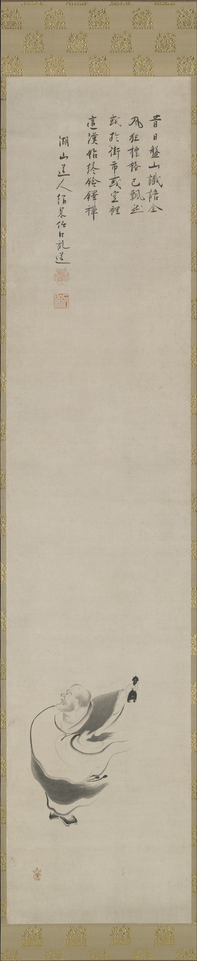 Monk Fuke (Chinese: “Puhua”), , Kanō Sansetsu