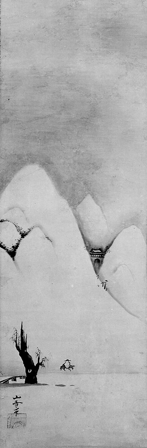 Winter Landscape, 1633, Kanō Sansetsu