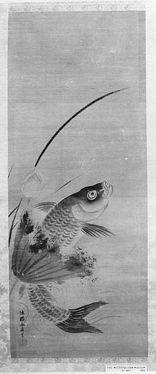Fish and Lotus, 1649, Kanō Yasunobu