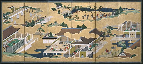 Scenes from the Tale of Genji, 1677, Kanō Tsunenobu