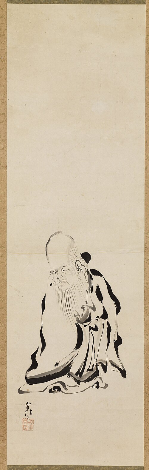 Jurōjin, the God of Longevity, 1695, Kanō Tsunenobu