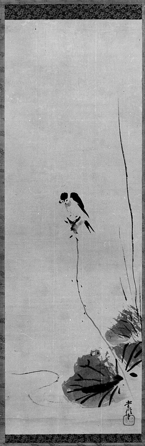 Swallow, 1674, Kanō Tsunenobu