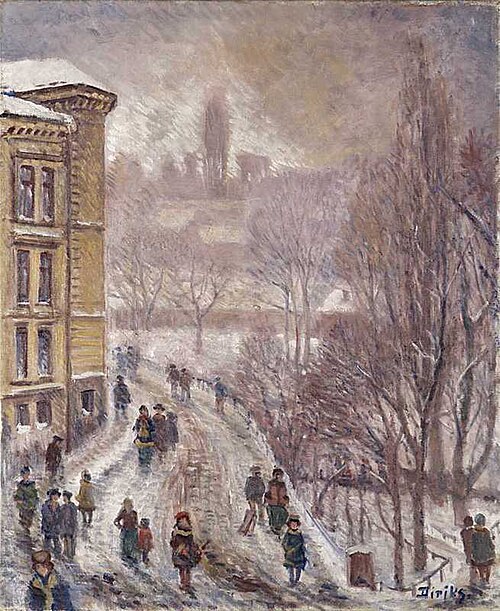 Piperviksbakken, 1880, Karl Edvard Diriks