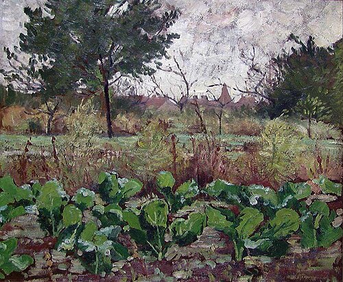From Marlotte in France, 1908, Karl Edvard Diriks