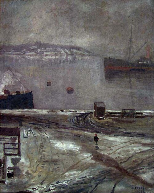 From Pipervika in Oslo, 1912, Karl Edvard Diriks