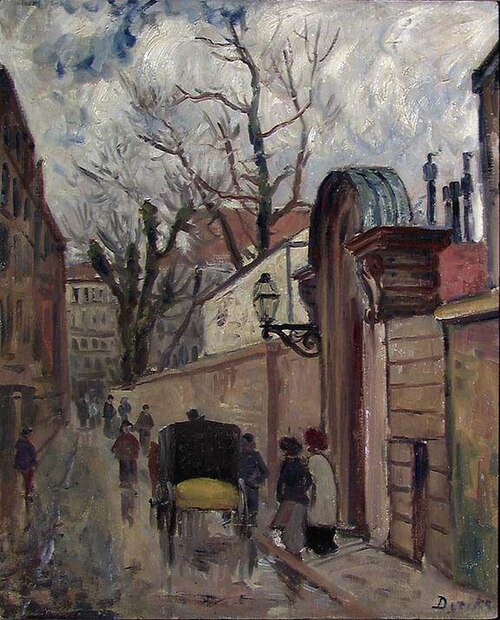 Rue Casette, Paris, 1901, Karl Edvard Diriks