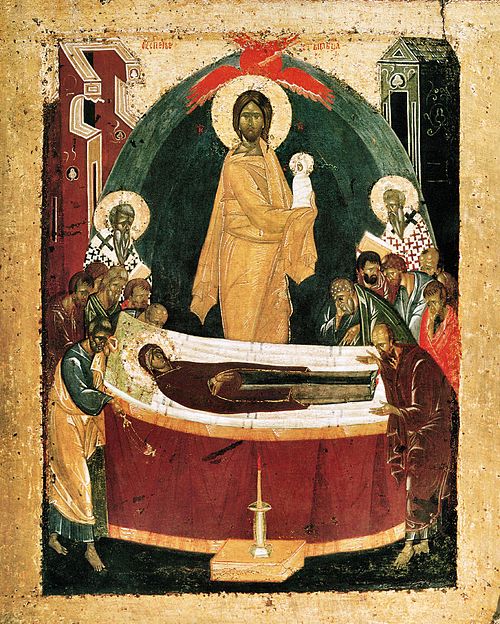 La Dormition de la Vierge, 1382, Théophane le Grec