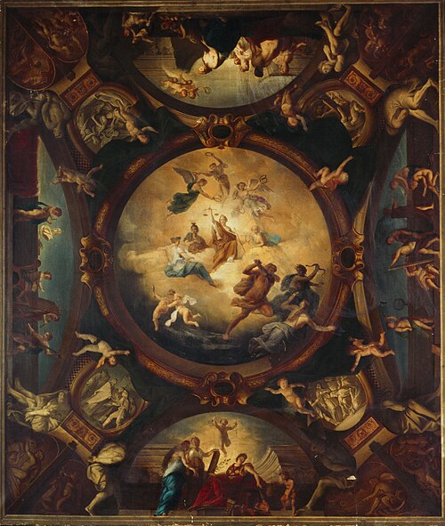 La Justice assure la Paix et protège les Arts, 1871, Théodore Maillot