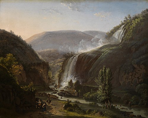 Wasserfälle bei Tivoli, 1797, Johann Martin von Rohden