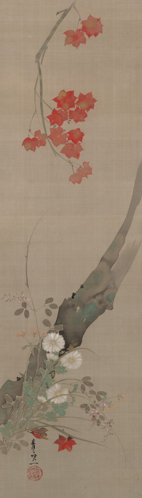Maple and Flower, , Kiitsu Suzuki