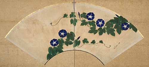 Morning Glories, 1827, Kiitsu Suzuki