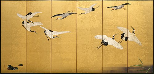 Reeds and Cranes, , Kiitsu Suzuki