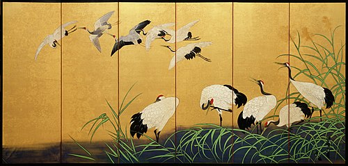 Reeds and Cranes, , Kiitsu Suzuki