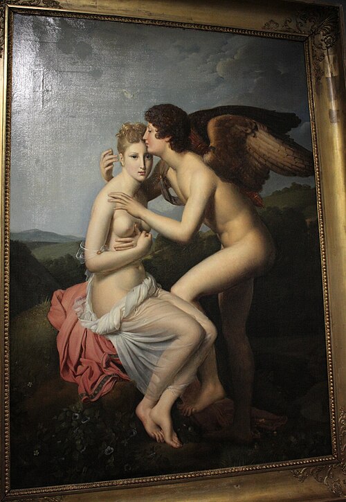 Psyché recevant le premier baiser de l'Amour, 1900, Louis La Caze