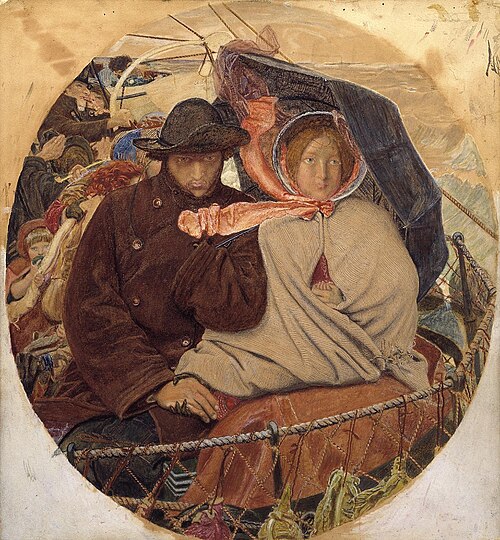 Adieu à l'Angleterre, 1865, Ford Madox Brown