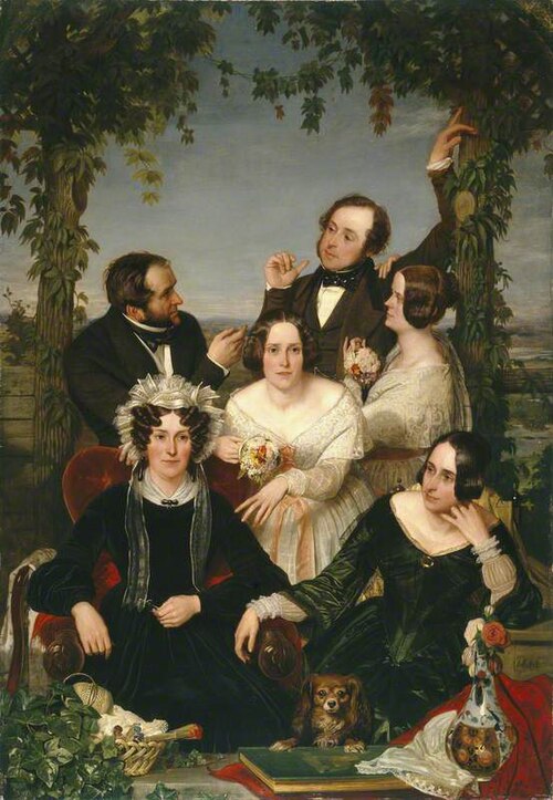 The Bromley Family, 1844, Ford Madox Brown