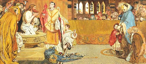 The Baptism of Saint Edwin, 1879, Ford Madox Brown