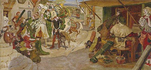 The Establishment of the Flemish Weavers in Manchester, 1363, 1888, Ford Madox Brown
