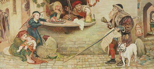 The Proclamation Regarding Weights and Measures, 1556, 1889, Ford Madox Brown