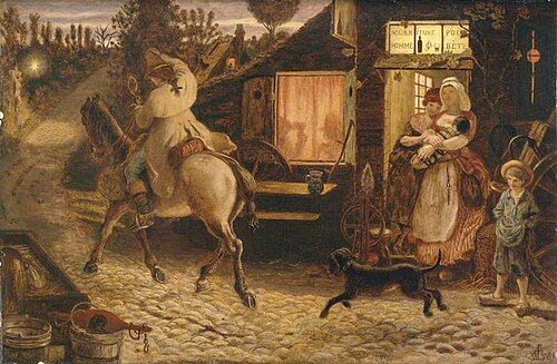 The Traveller, 1876, Ford Madox Brown