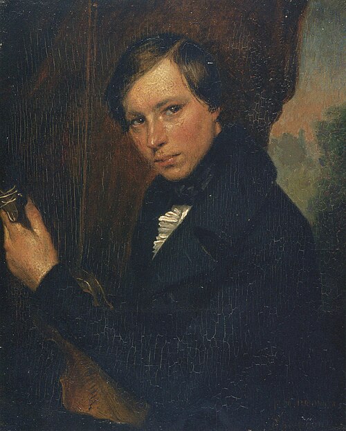 Portrait of a friend of the artist, , Ford Madox Brown