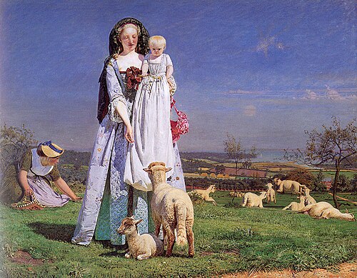 Pretty Baa-Lambs, , Ford Madox Brown