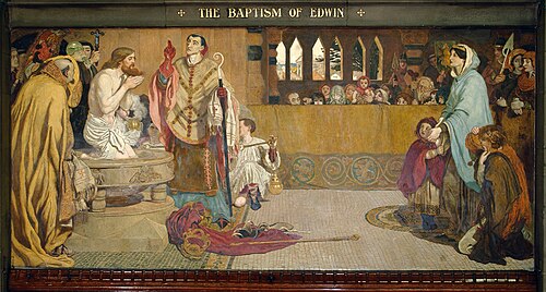 The Baptism of Edwin, , Ford Madox Brown