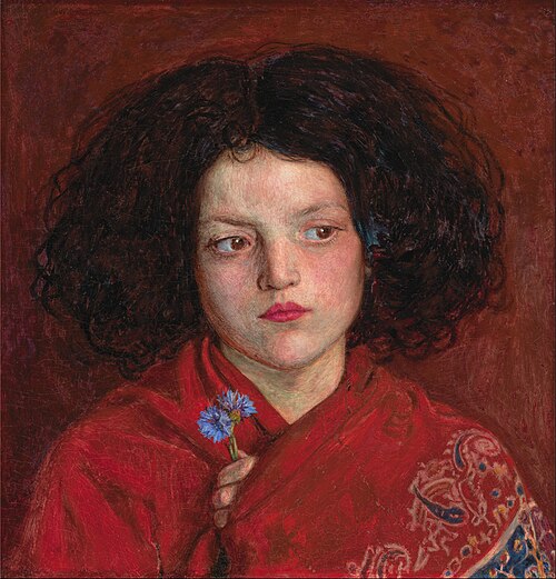 The Irish Girl, 1860, Ford Madox Brown
