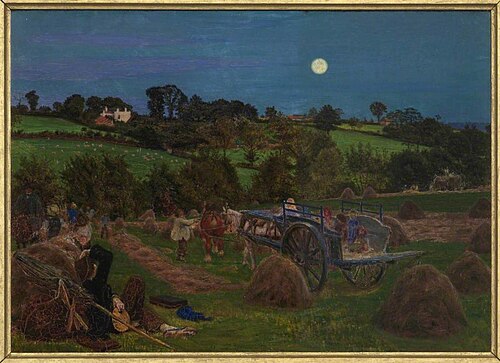 The Hayfield, 1855, Ford Madox Brown