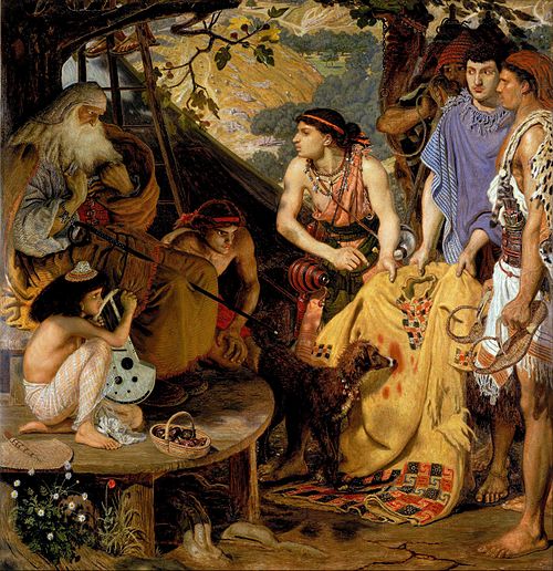 The Coat of Many Colours, 1864, Ford Madox Brown