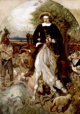 Cromwell on his Farm, 1874, Ford Madox Brown