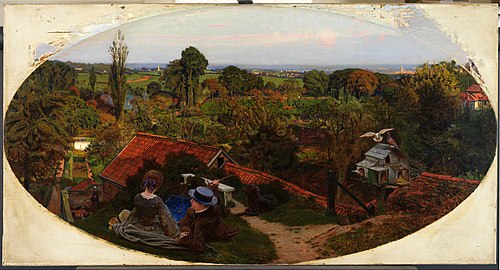 Un Après-midi d'automne anglais, 1854, Ford Madox Brown