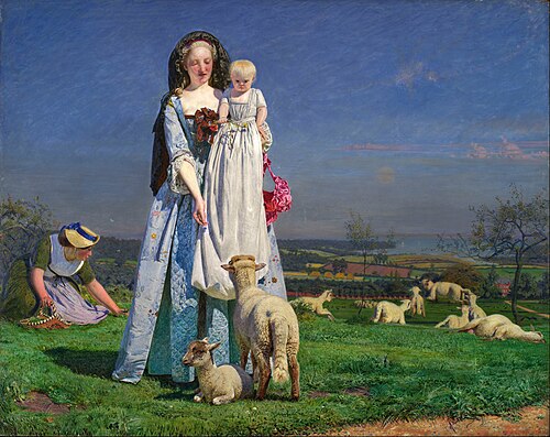 Pretty Baa-Lambs, 1855, Ford Madox Brown