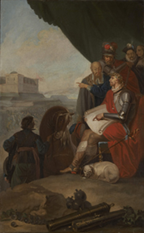 Frederik II Builds Kronborg Castle at Elsinore. Study., 1781, Nicolai Abraham Abildgaard