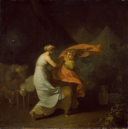 Julia et Fulvia, 1800, Nicolai Abraham Abildgaard