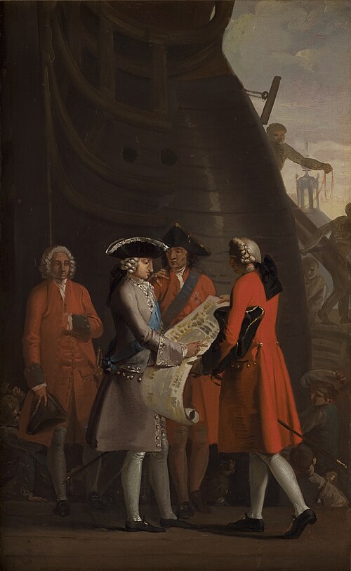 The Construction of Copenhagen´s Dock in the Reign of Christian VI, 1786, Nicolai Abraham Abildgaard