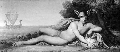 Mercury by the Seashore, 1794, Nicolai Abraham Abildgaard