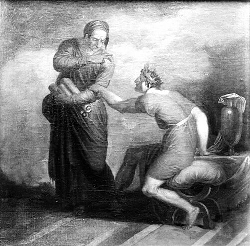 Tarquin and the Sibyl, 1809, Nicolai Abraham Abildgaard