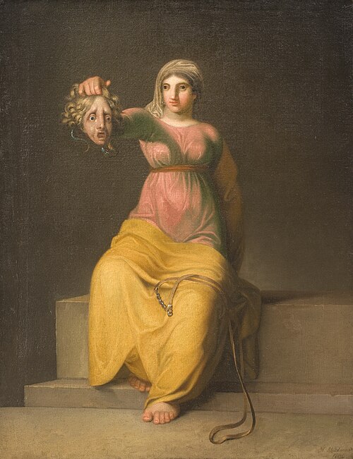 Theology. Allegorical figure, 1800, Nicolai Abraham Abildgaard