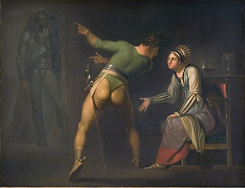 Hamlet and his Mother, 1778, Nicolai Abraham Abildgaard