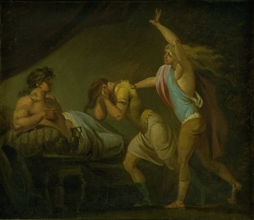 Two Young Men Confessing to Alexander the Great their Conspiracy against Him, 1800, Nicolai Abraham Abildgaard
