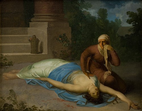 The Dying Messalina and her Mother, 1797, Nicolai Abraham Abildgaard