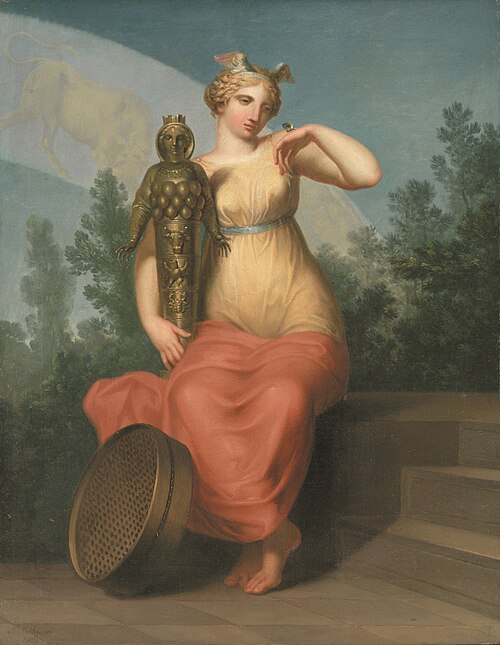 Allégorie de la Philosophie, 1800, Nicolai Abraham Abildgaard