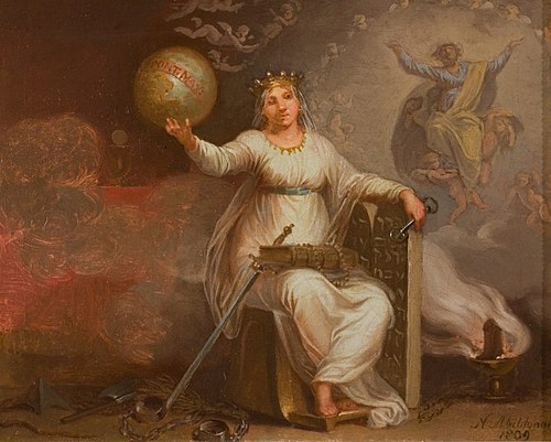 The Catholic Worldview, Allegory, 1809, Nicolai Abraham Abildgaard