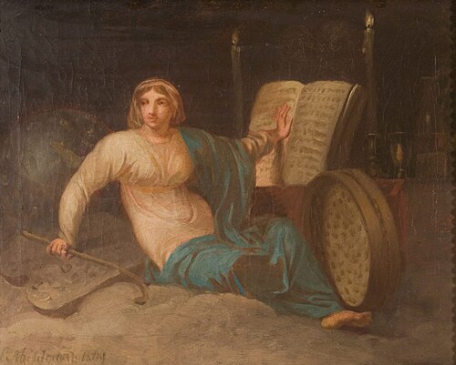 Allegory of Protestantism, 1809, Nicolai Abraham Abildgaard