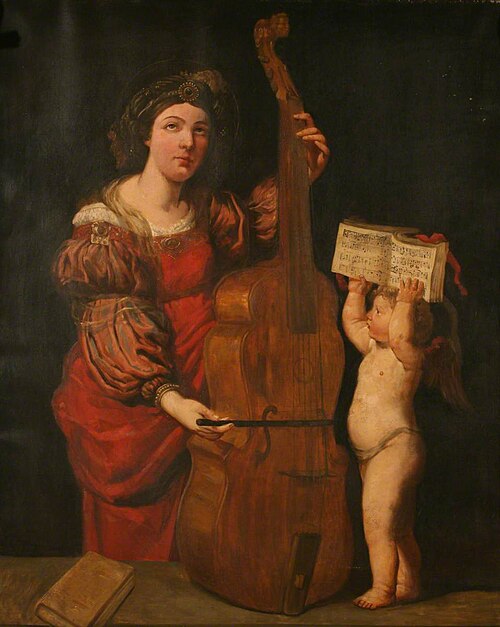 Saint Cecilia Playing the Viol, 1680, Le Dominiquin