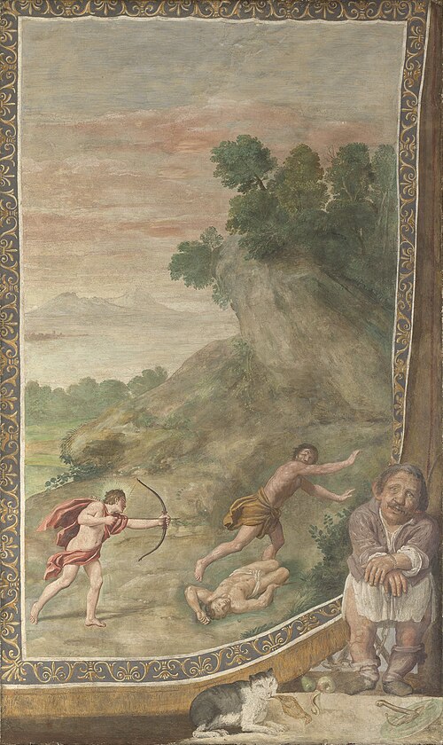 Apollo killing the Cyclops, 1616, Le Dominiquin